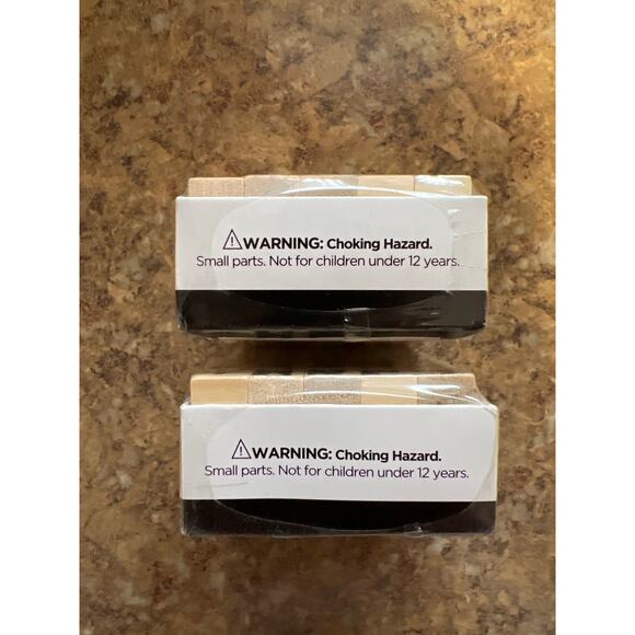 Alphabet Wood Rubber Stamp Sets NEW Hampton Arts Set of two - Picture 5 of 6